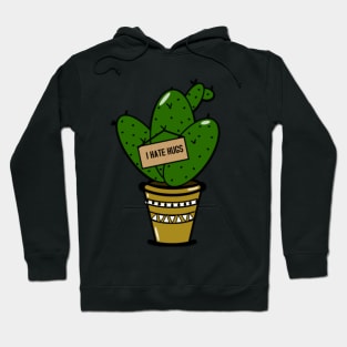 kawaii green cactus Hoodie